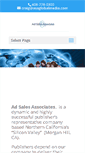 Mobile Screenshot of adsalesassociates.com